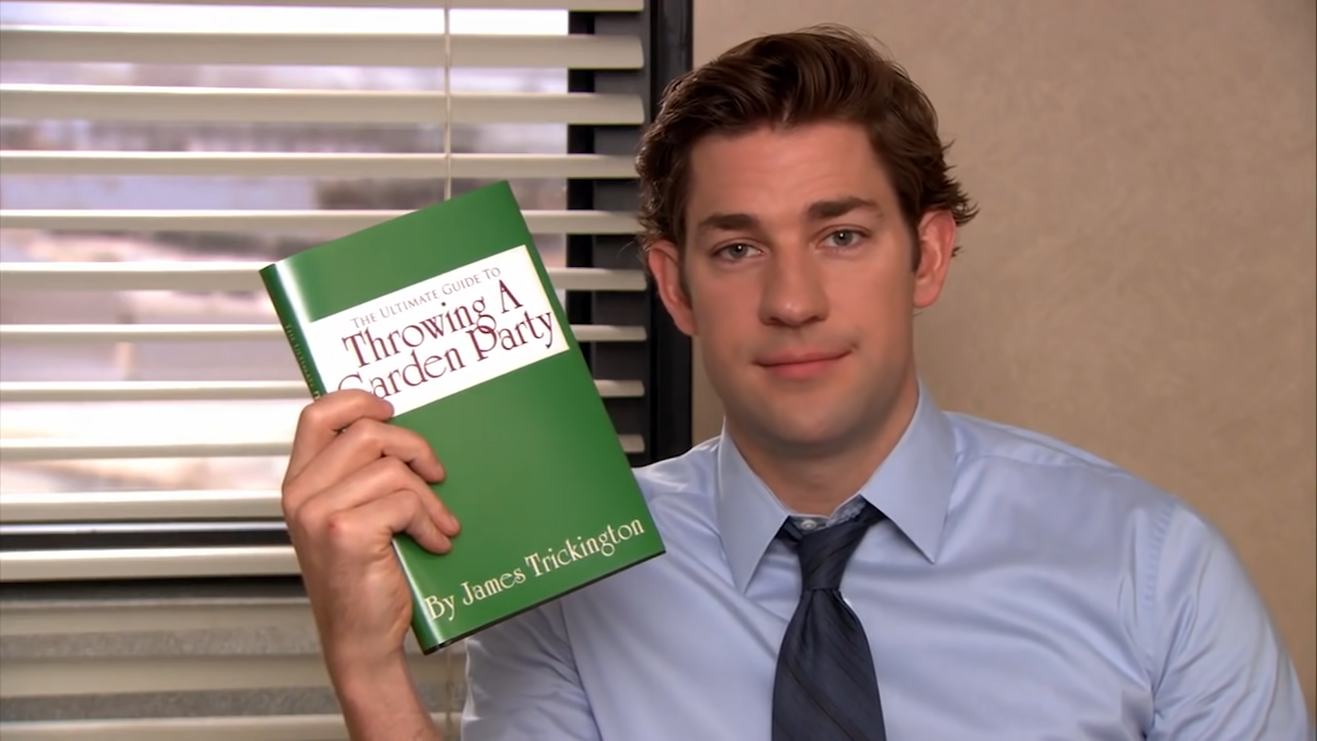 John Krasinski as Jim Halpert in The Office.