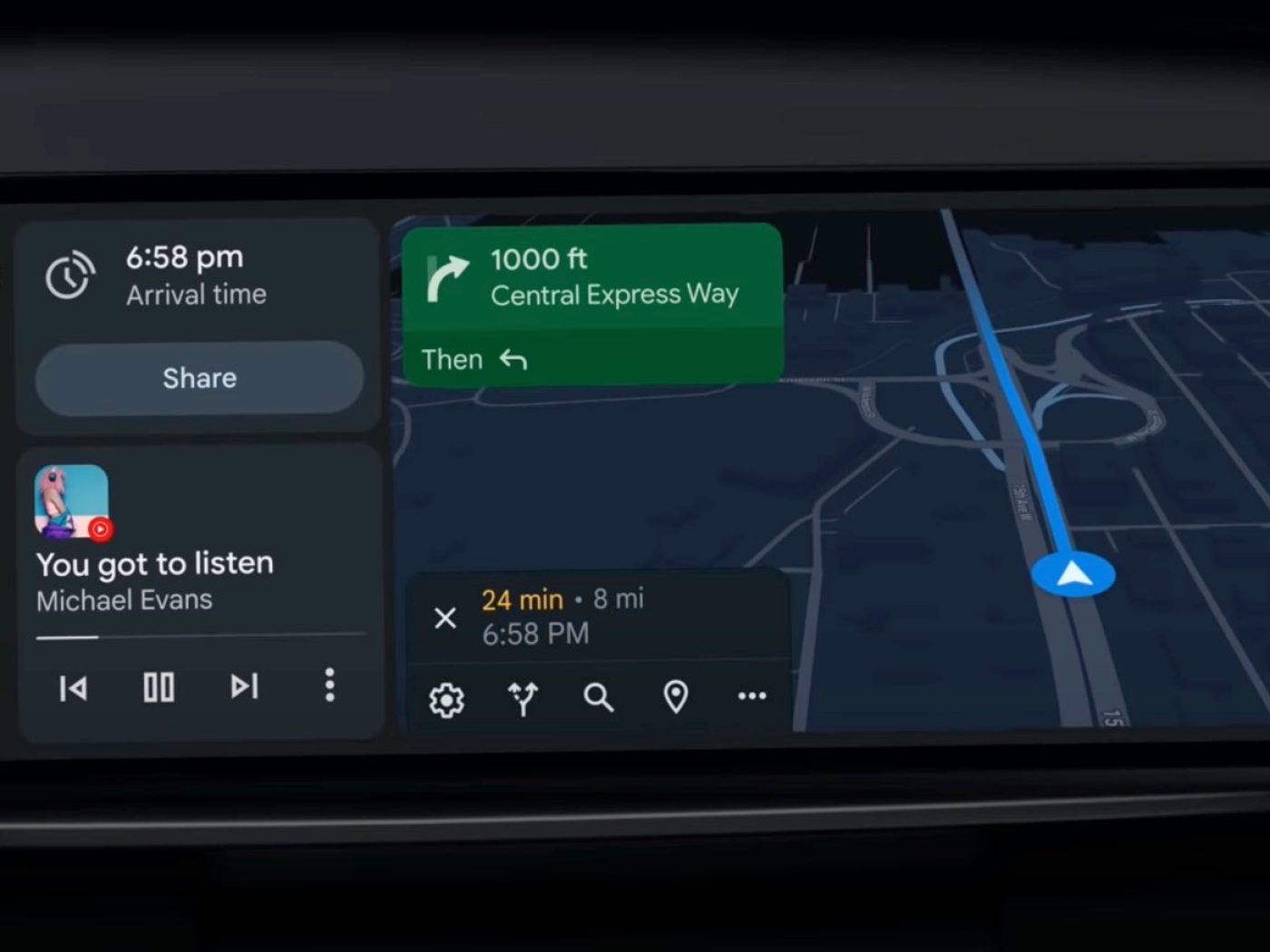 Android Auto split-screen display design makeover is coming soon | BGR Android Auto split-screen display design makeover is coming soon | BGR