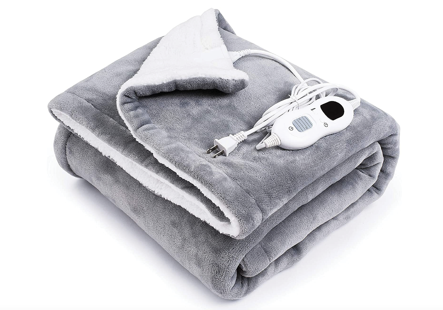 Heated blanket recall: Image of a folded Luxe+Willow model.