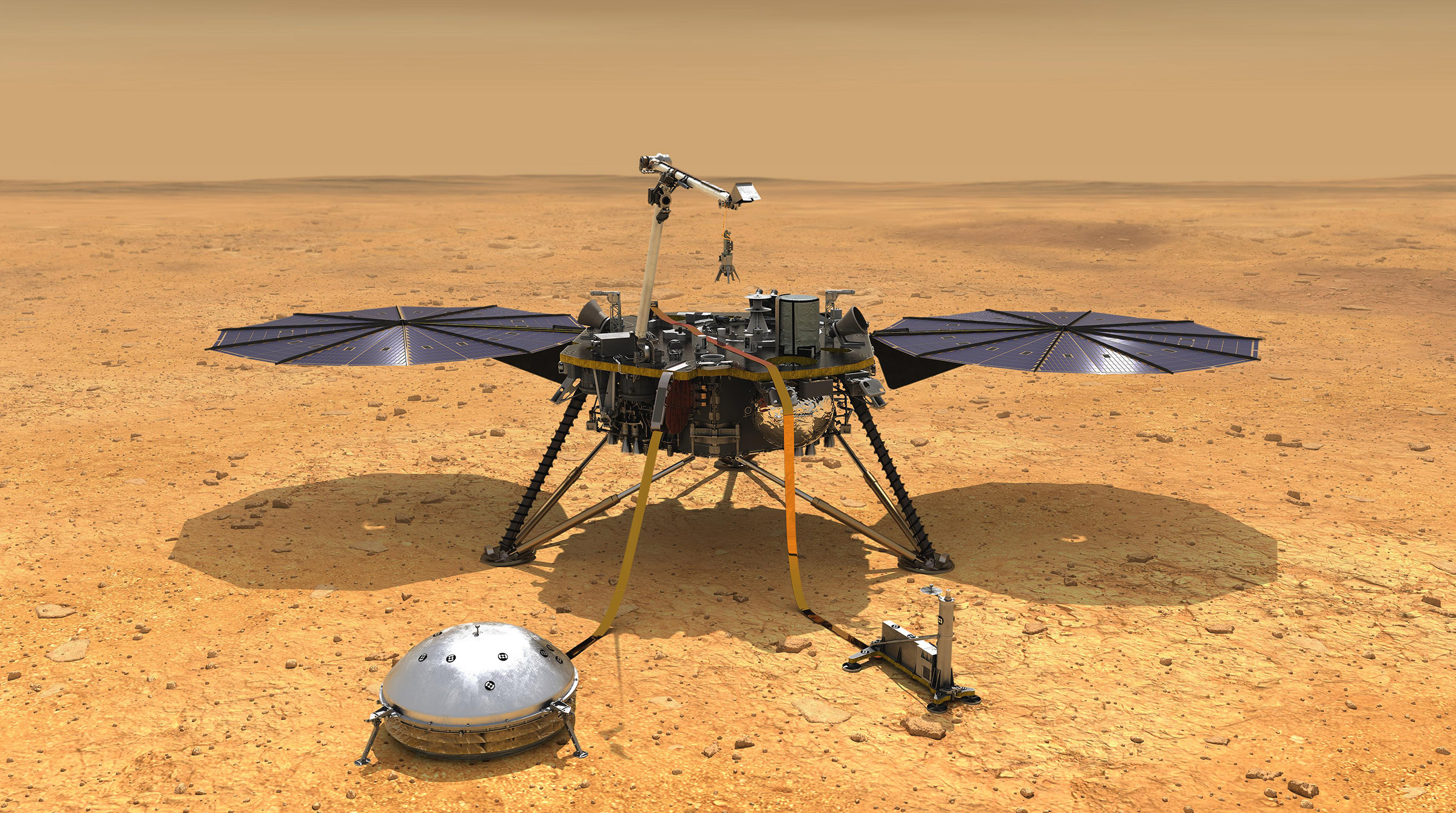 La NASA dit que la survie d’Insight Lander dépend maintenant de la météo martienne