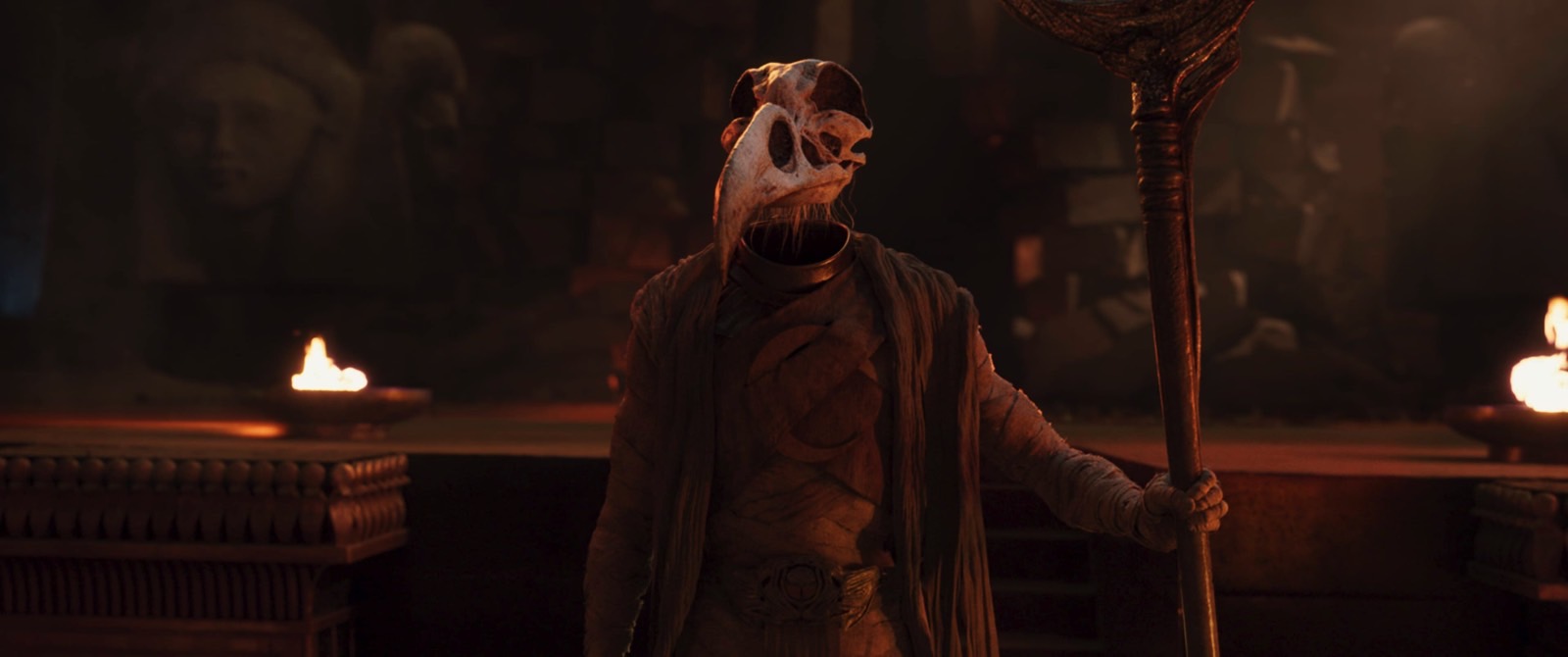 Khonshu (voiced by F. Murray Abraham) in Marvel Studios' Moon Knight.