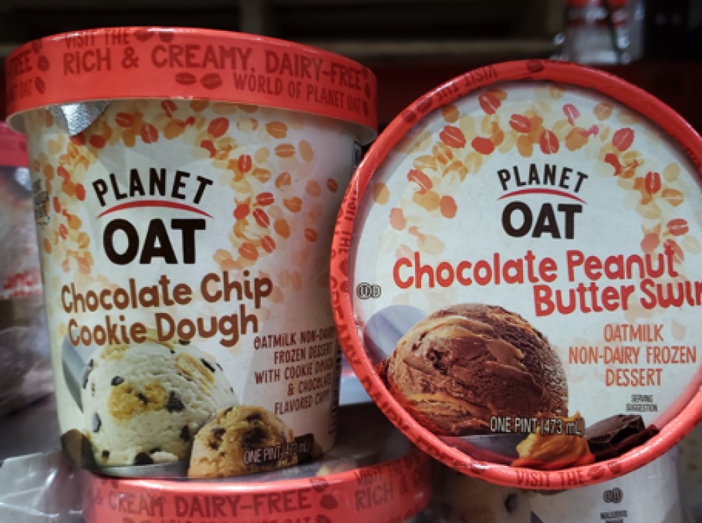 Planet Oat ice cream recall: The two flavors that can contain peanuts.