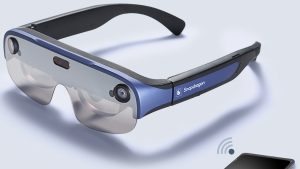 Qualcomm's Wireless AR Smart Viewer glasses design.