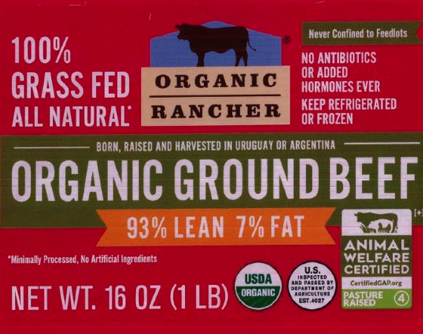 USDA Ground Beef Health Alert: Label example 2.