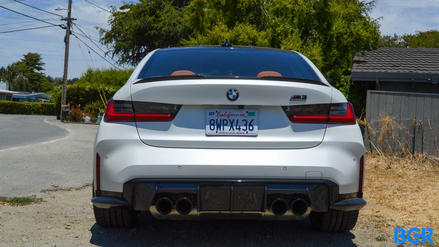 2022 BMW M3 Competition Rear