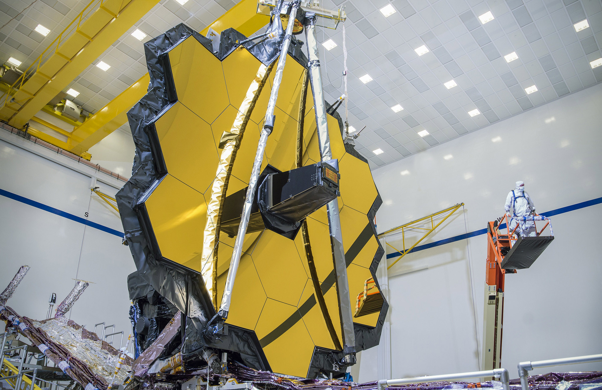 Meteoroid struck James Webb's primary mirror