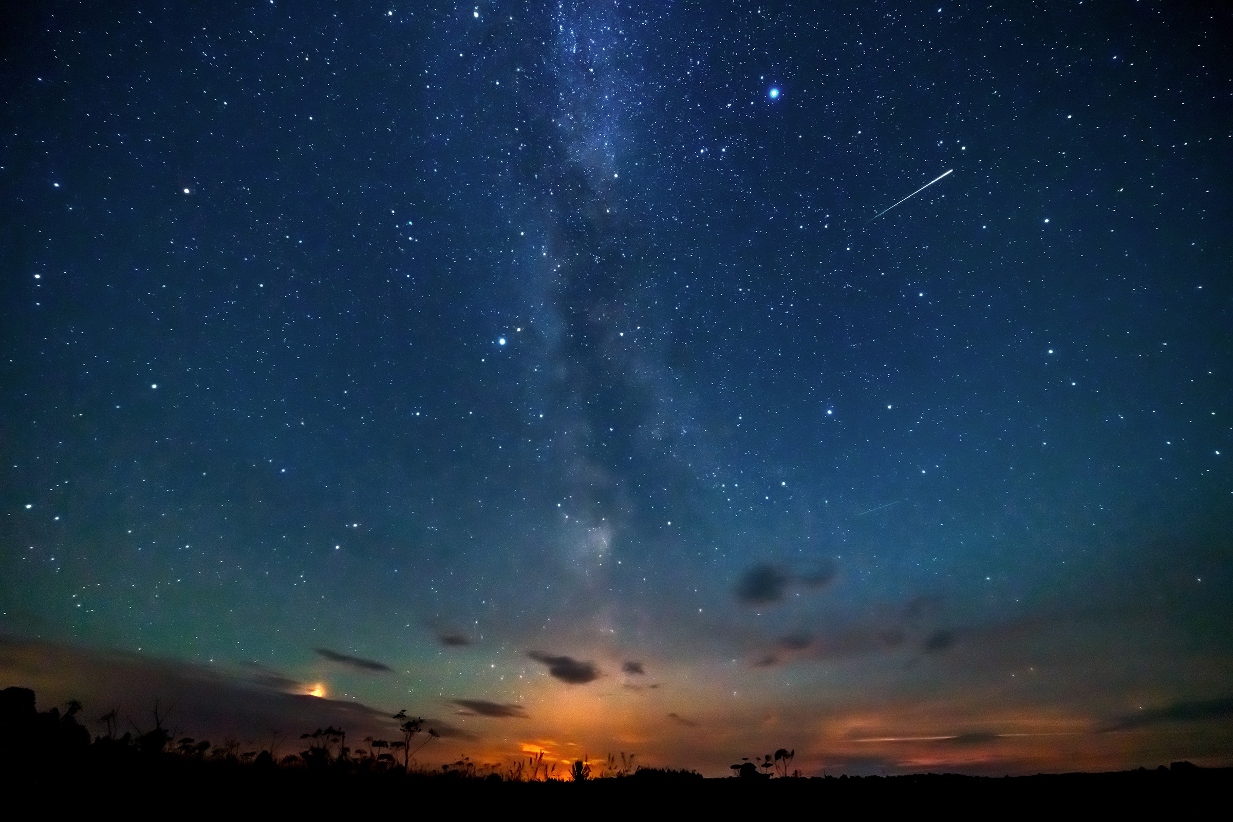 starry sky showing milky way in background