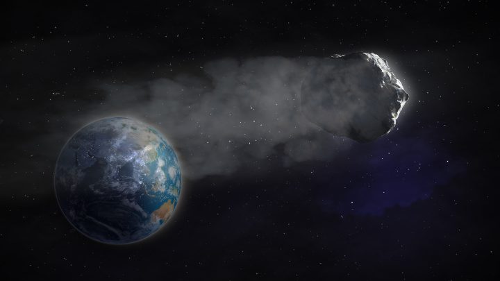 New study says an explosion of debris from Earth may have given birth ...