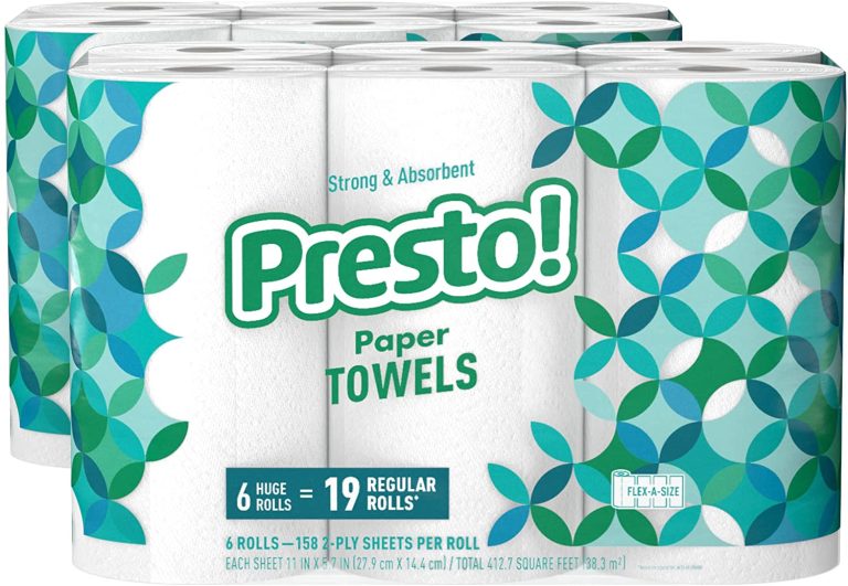 Amazon Presto Paper Towels On Sale