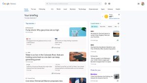 Google News gets a redesign for desktops.