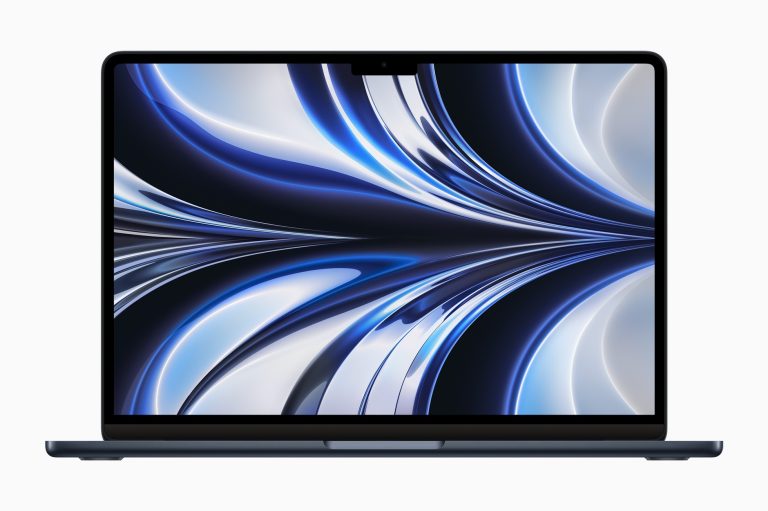 Apple revealed the first MacBook Air with M2 at WWDC 2022.