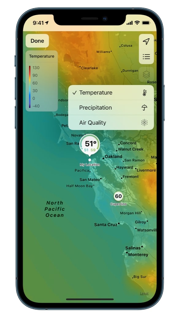 Your IPhone Has A Hidden Interactive Weather Map - Here’s How To Find It