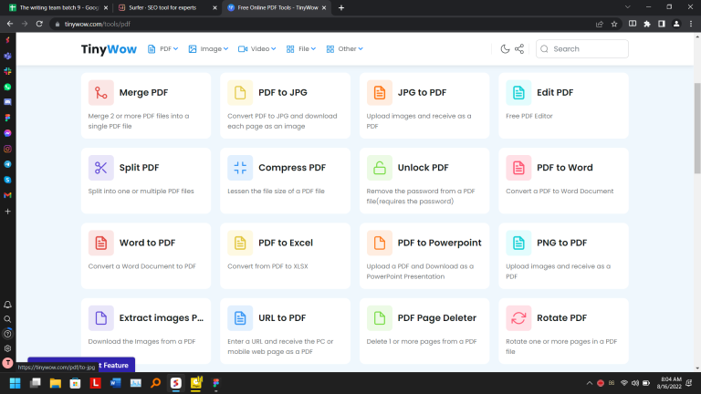 TinyWow: This free online file converter has changed the way I work