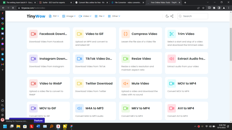 TinyWow: This free online file converter has changed the way I work