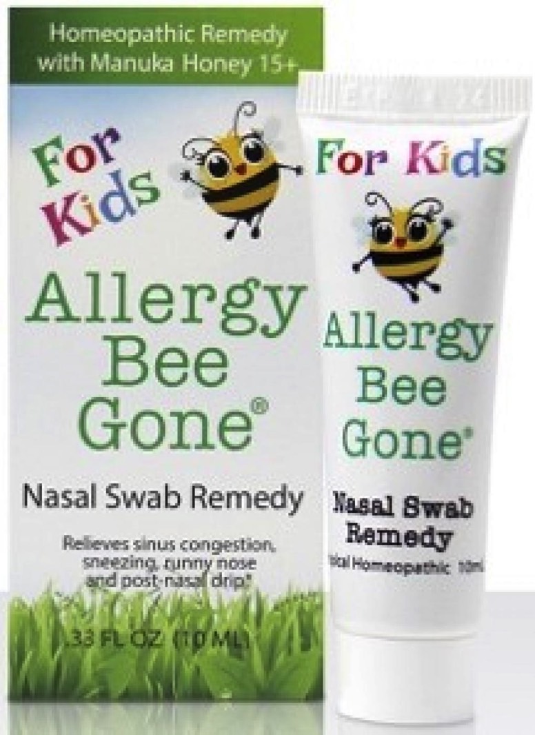 Allergy Bee Gone for Kids recall: Product packaging.