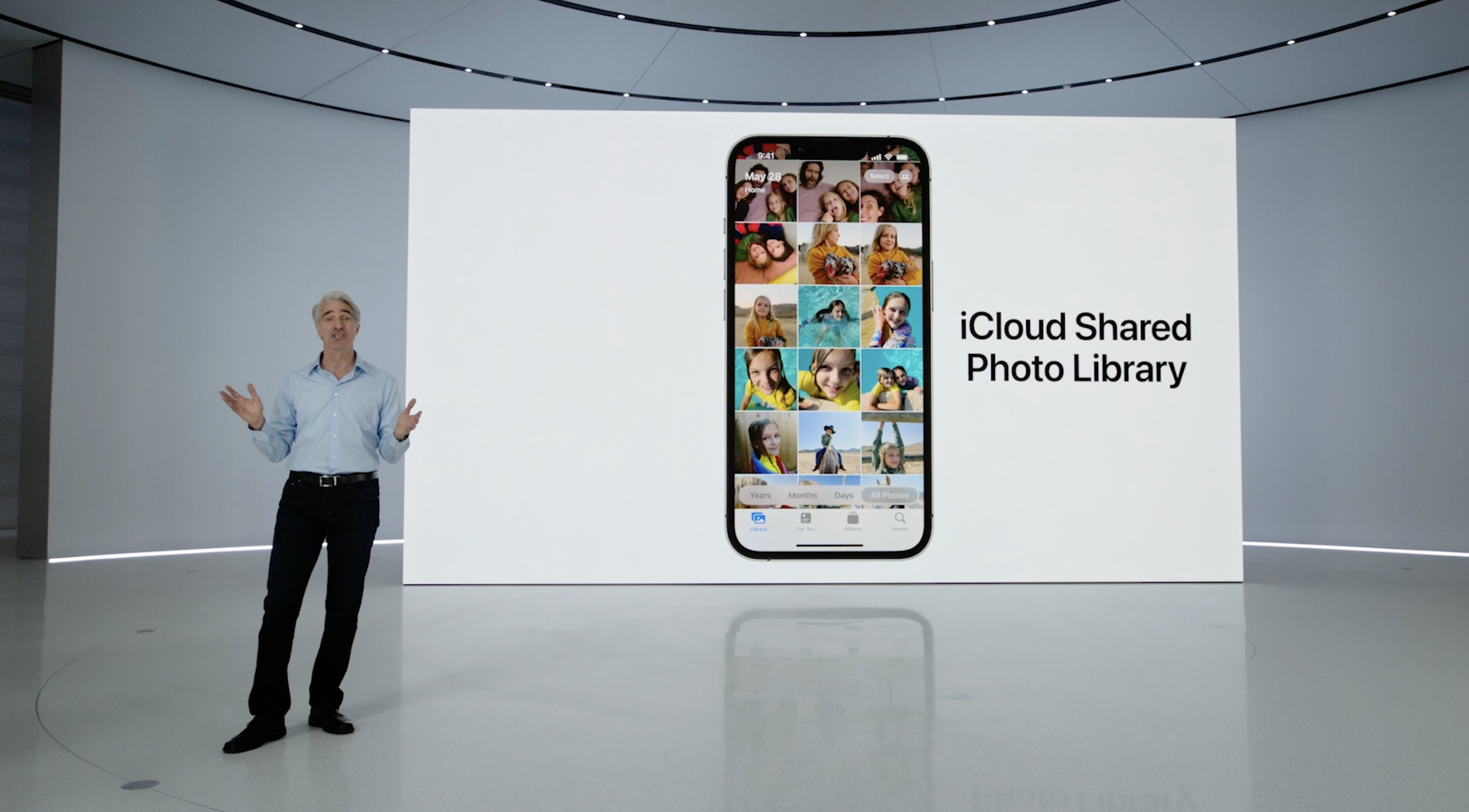 iCloud Shared Photo Library feature in iOS 16.