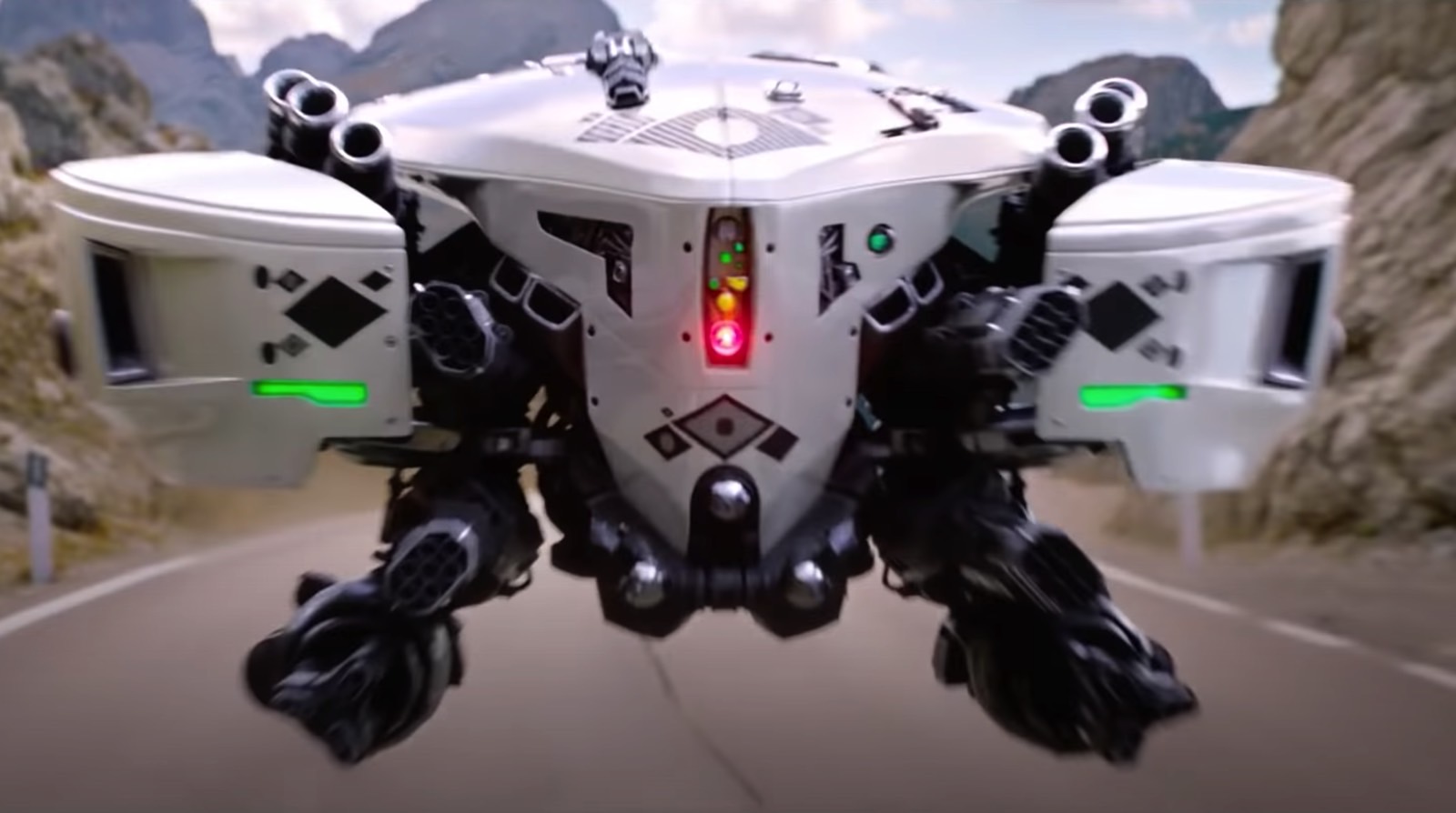 Stark's drones in action in Spider-Man: Far From Home.