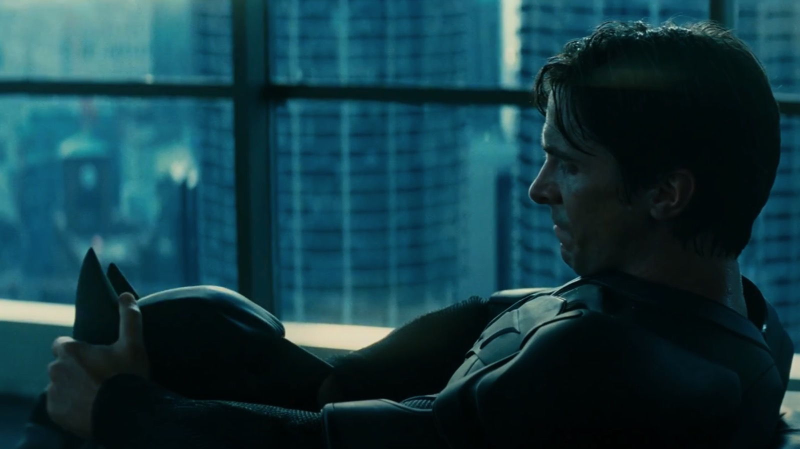 Christian Bale as Bruce Wayne/Batman in The Dark Knight (2008).