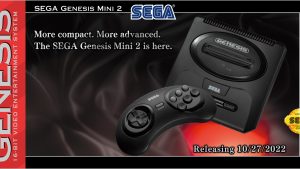 Sega Genesis Mini 2 console.