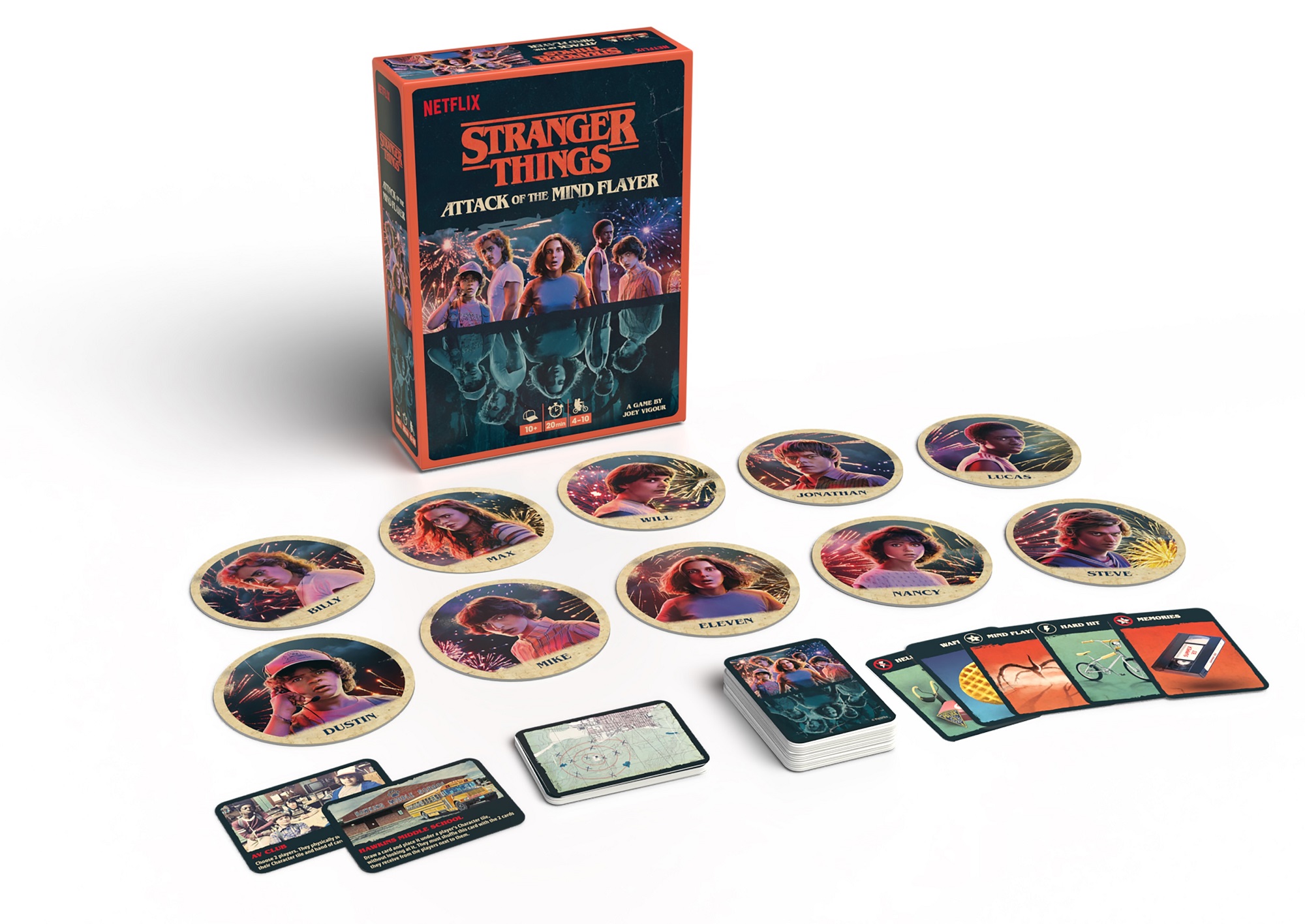 Stranger Things: Attack of the Mind Flayer board game.