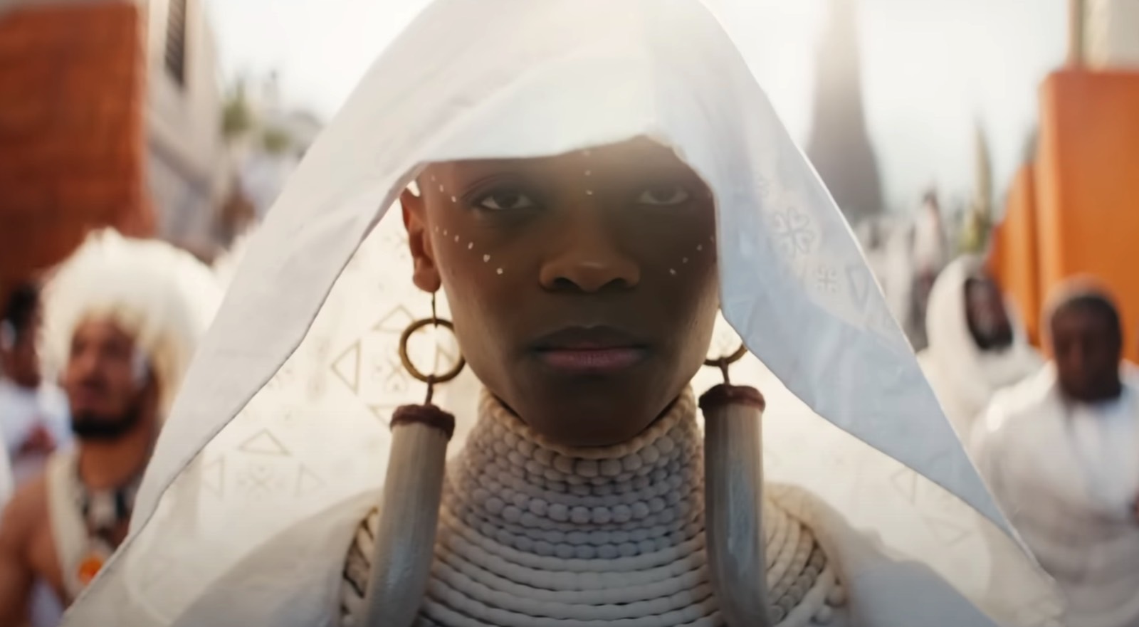 Shuri (Letitia Wright) in the first Black Panther: Wakanda Forever trailer.