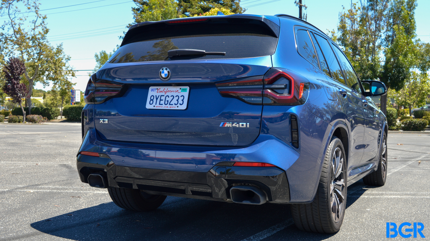 BMW X3 M40i Rear