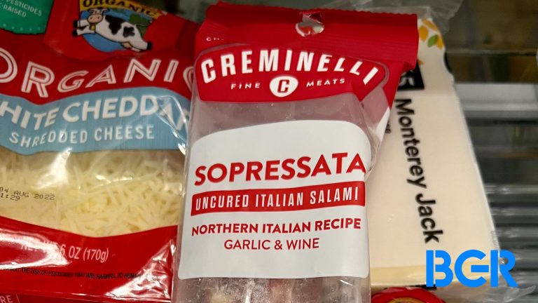 Creminelli soppresata in a refridgerator