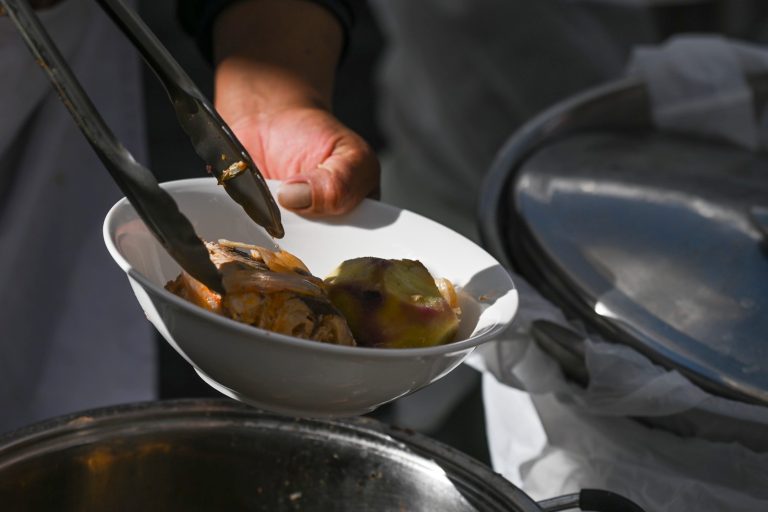 Traditional street food sold in the street of Cusco, Peru.