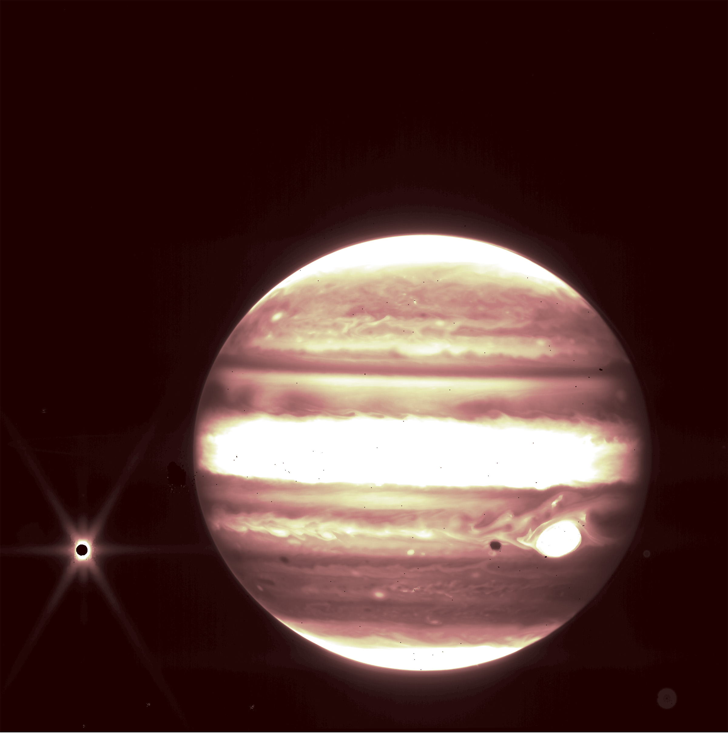 new Jupiter images from James Webb