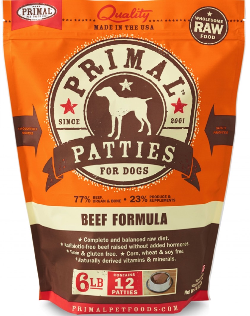 Primal Pet Foods recall: Front of package.