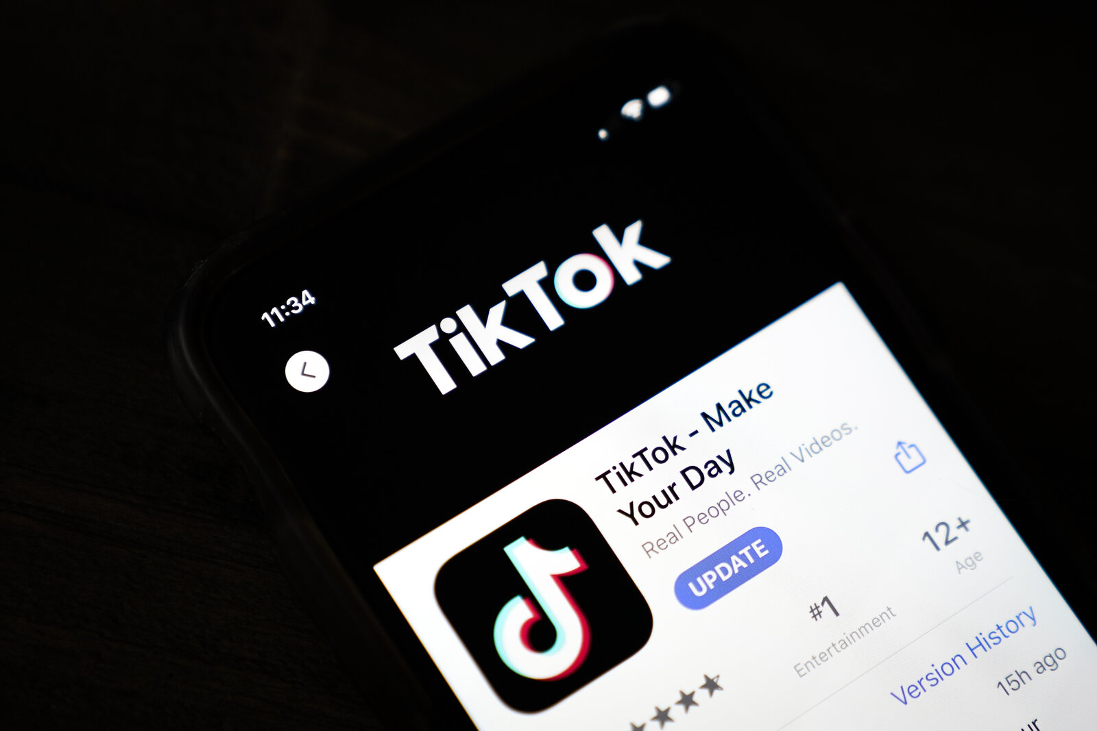 tiktok app screen