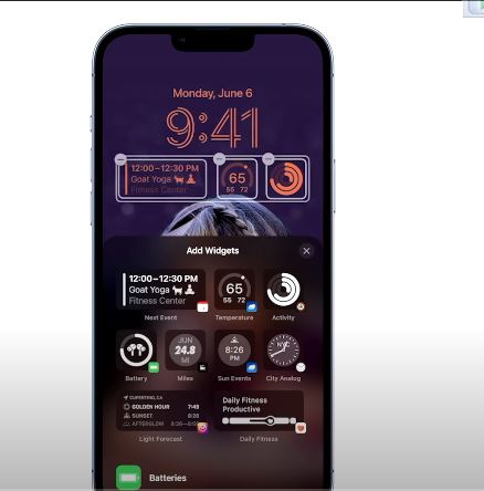 New iOS lockscreen