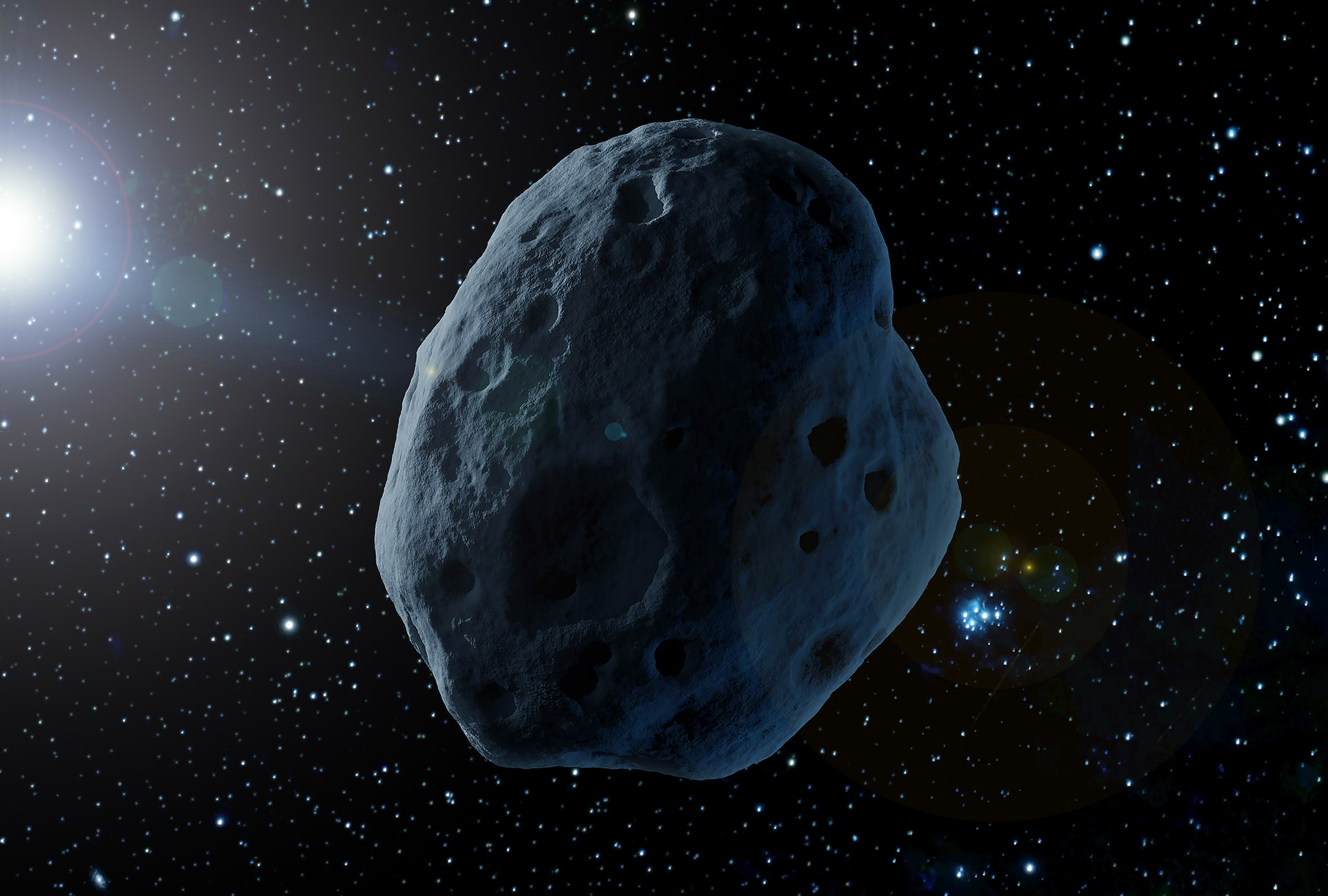NASA a găsit un asteroid uriaș care lansează pietre în spațiu NASA a găsit un asteroid uriaș care lansează pietre în spațiu