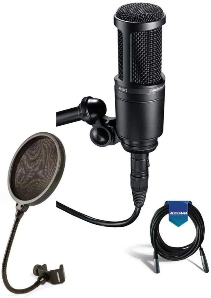 AudioTechnica AT2020 Inexpensive Budget microphone