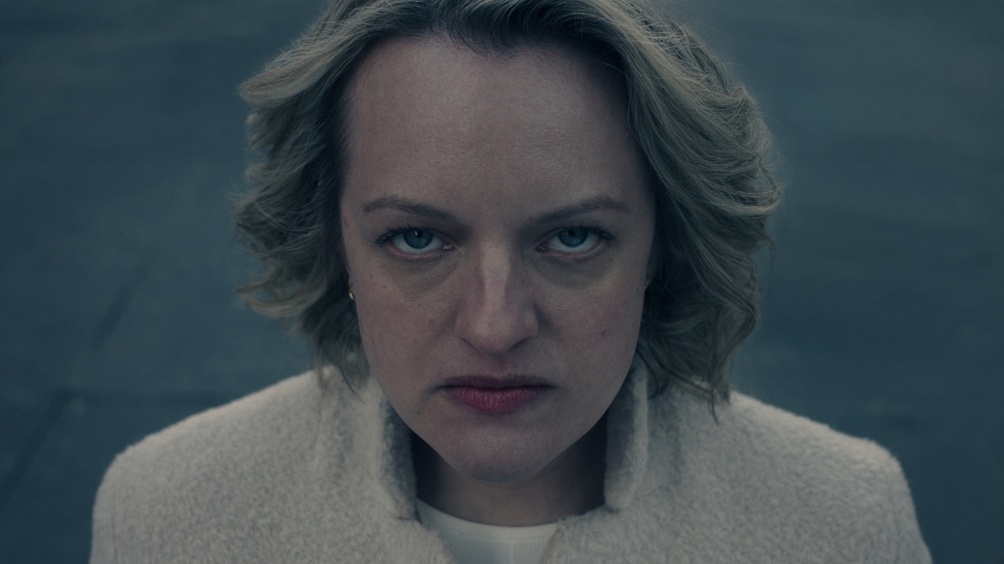 Elizabeth Moss in The Handmaid's Tale.