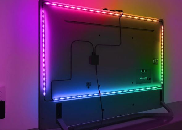 This awesome TV backlight kit glows the same colors as the images on your  screen