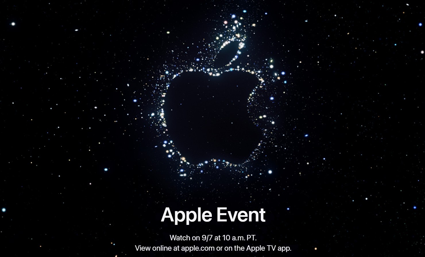 Apple's invitation to its iPhone 14 launch event.