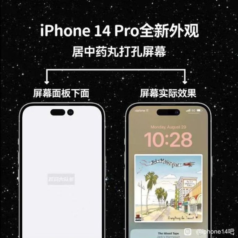 iPhone 14 Pro will feature two cutouts instead of a notch.