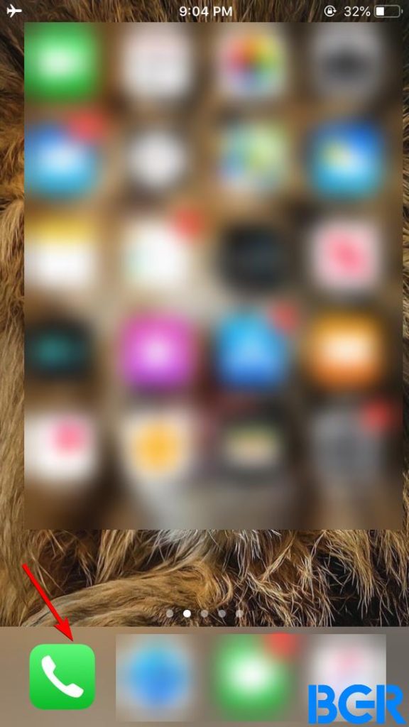 Change your AirDrop name in the Dialer app
