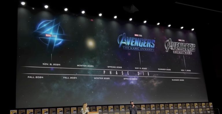 Comic-Con 2022: MCU Phase 6 titles and release dates.