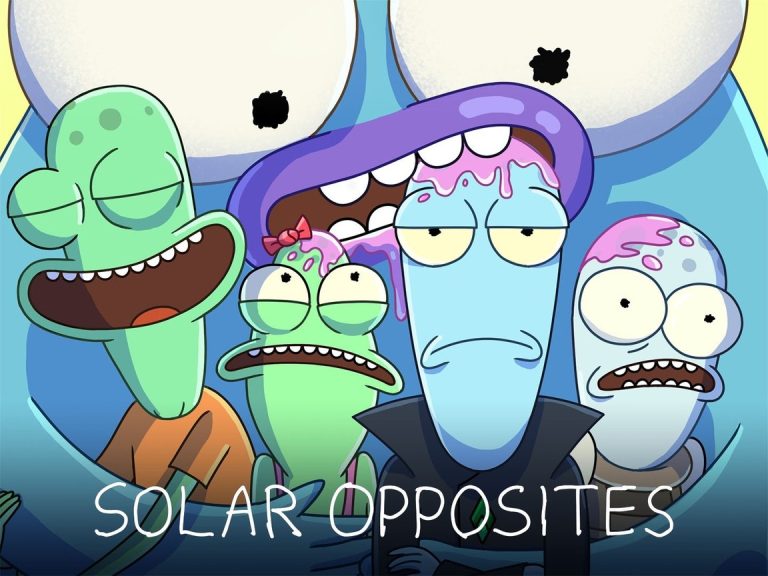Solar opposites, one of the shows on Hulu
