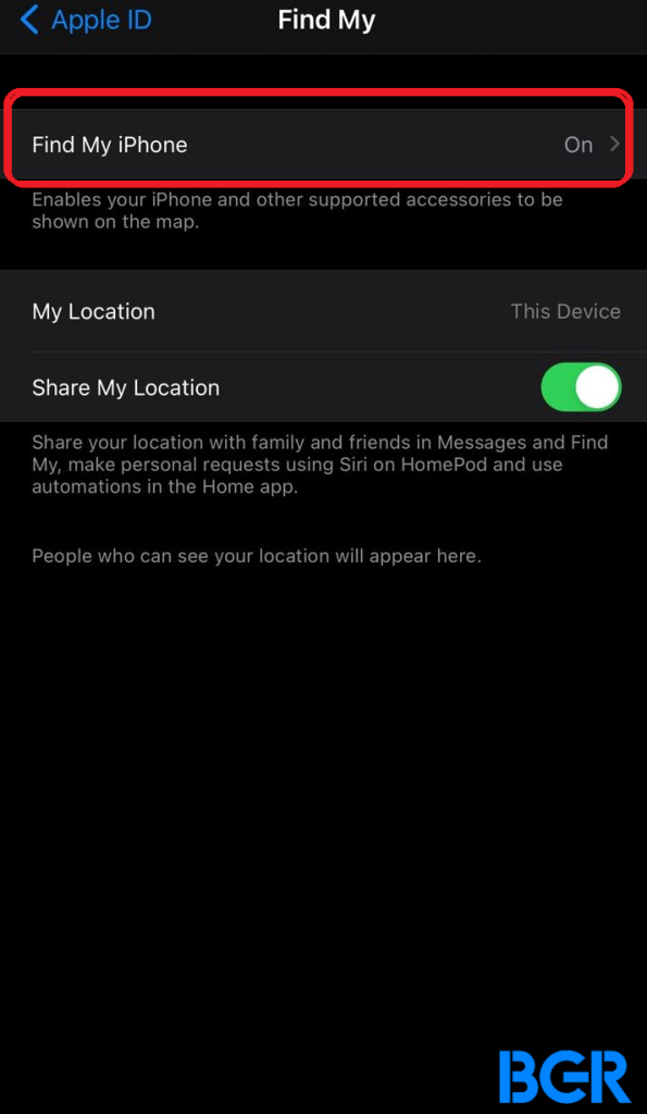 Disable find my iPhone to retrieve deleted messages on iPhone using your computer