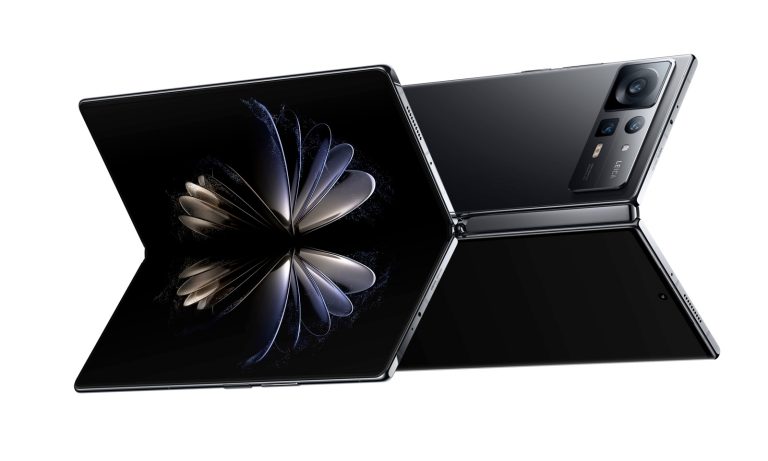 Xiaomi Mix Fold 2 in black.