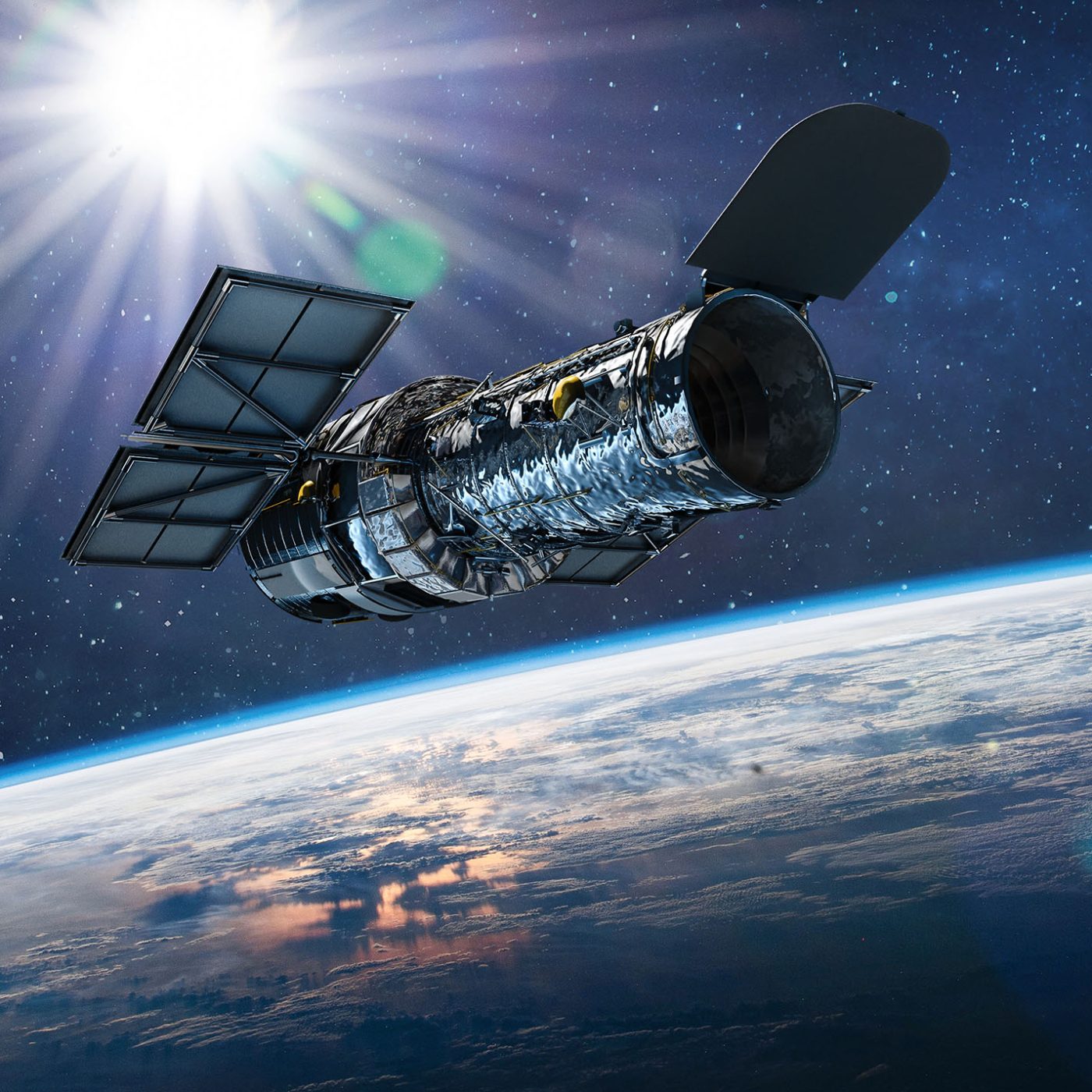 Hubble space telescope orbit clearance