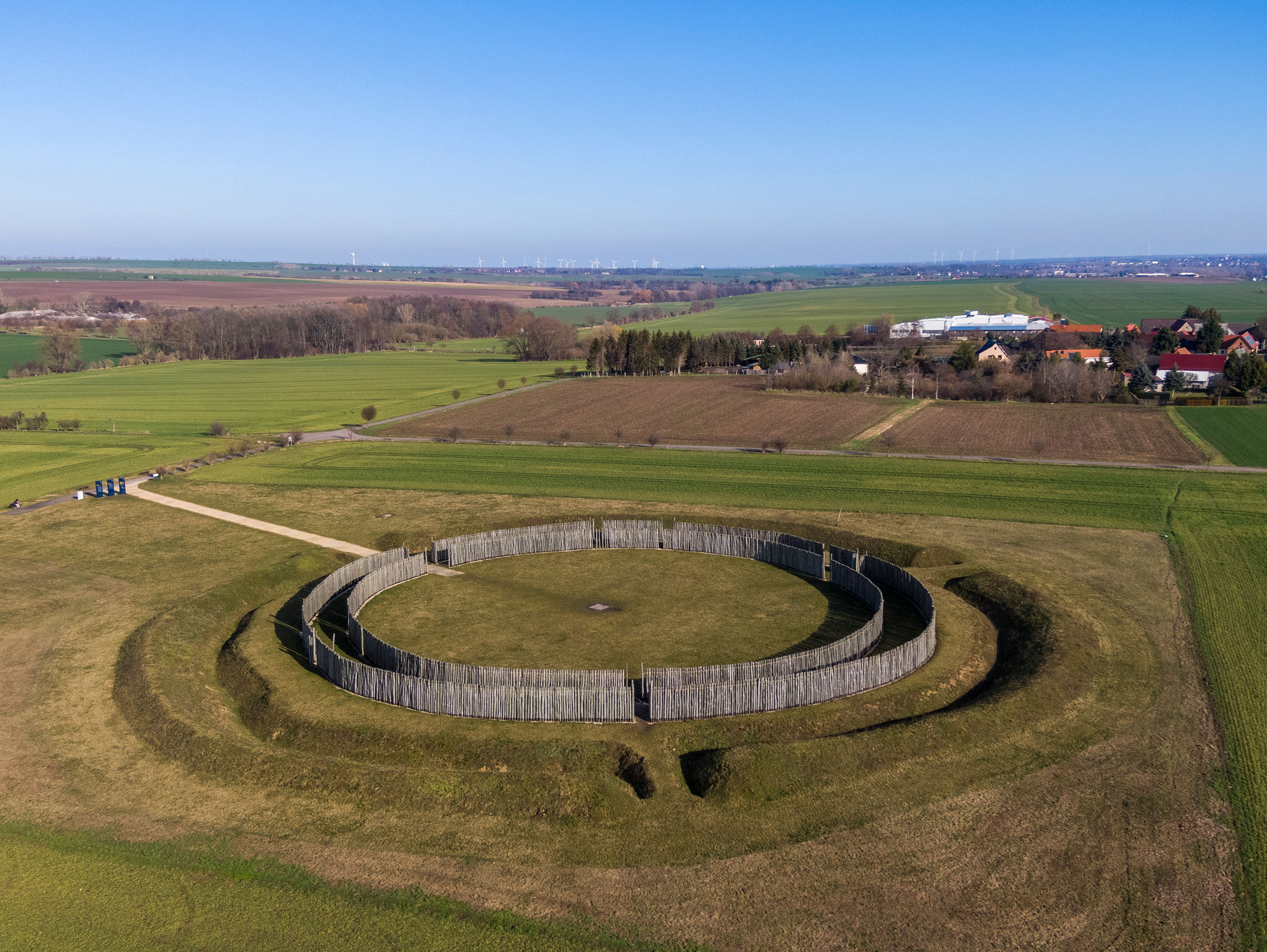 Goseck circle, ancient stone age structure