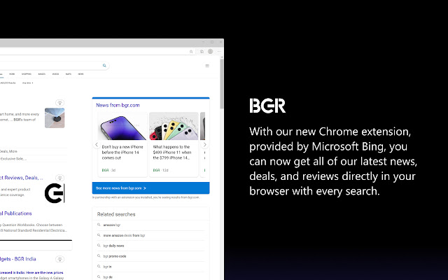 BGR Chrome extension