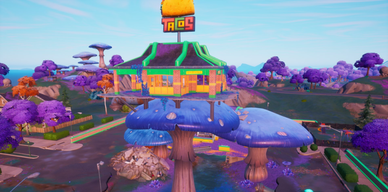 Site D'Atterrissage De Greasy Grove À Fortnite