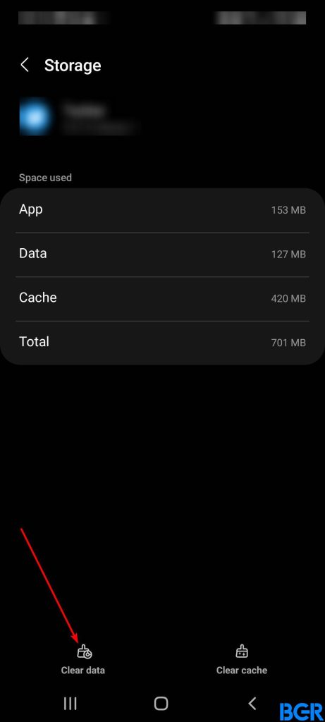 You can use clear data to clear cache on Android