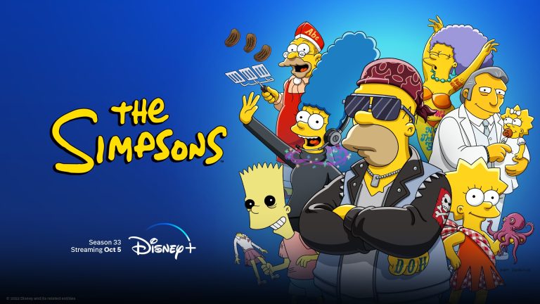 The Simpsons season 33 on Disney Plus.