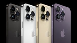 iPhone 14 Pro and iPhone 14 Pro Max color options.